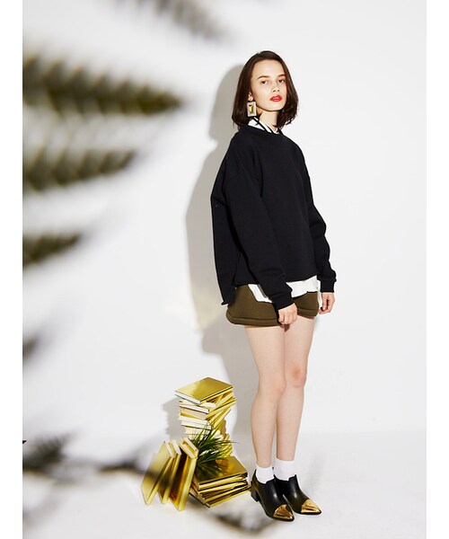 MURUA(ムルーア)の「【CASUAL】メタルミドルブーツ(シューズ・レディース・ブラック/ベージュ/ゴールド・35(22.5)/36(23.5)/37(24.5))」の9枚目の写真