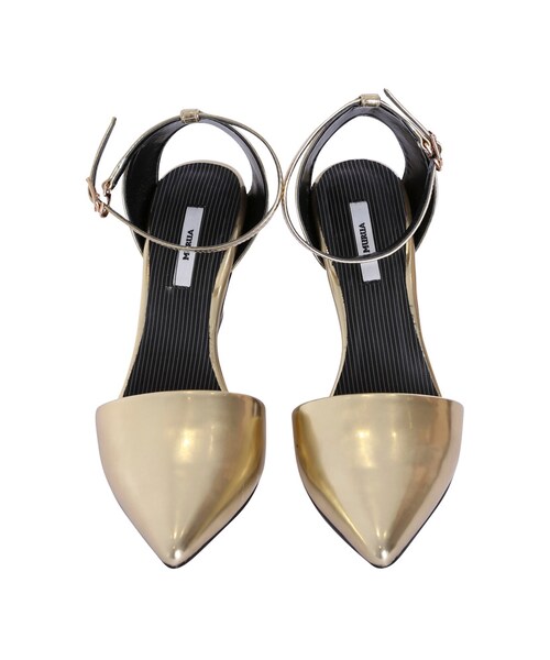 MURUA（ムルーア）の「【FEMININE】カバーベルトパンプス（シューズ・レディース・ホワイト/ブラック/イエロー/ゴールド・35(22.5)/36(23.5)/37(24.5)）」の16枚目の写真