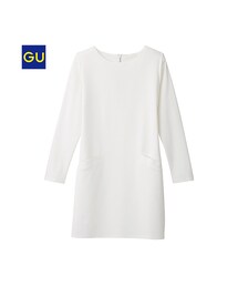 GU | （GU）サックワンピース（長袖）(ワンピース/ドレス)