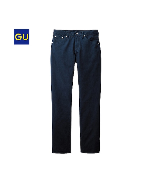 GU（ジーユー）の「（GU）スリムフィットストレートカラージーンズＡ（MEN ⁄ ジーンズ・メンズ・BLACK/NAVY/OFF WHITE/BLUE/LIGHT GRAY/RED/BEIGE・33/31/36/34/30/32/28/29）」の5枚目の写真