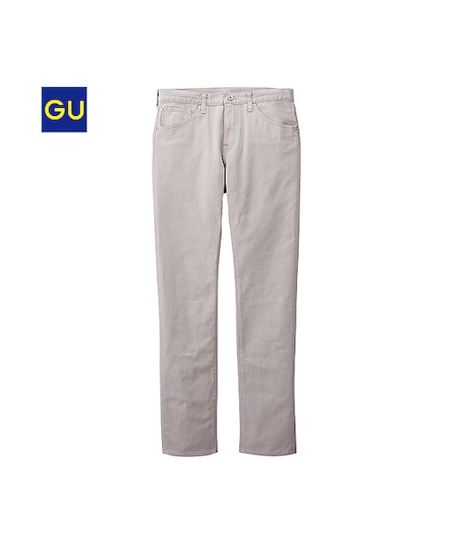 GU（ジーユー）の「（GU）スリムフィットストレートカラージーンズＡ（MEN ⁄ ジーンズ・メンズ・BLACK/NAVY/OFF WHITE/BLUE/LIGHT GRAY/RED/BEIGE・33/31/36/34/30/32/28/29）」の3枚目の写真