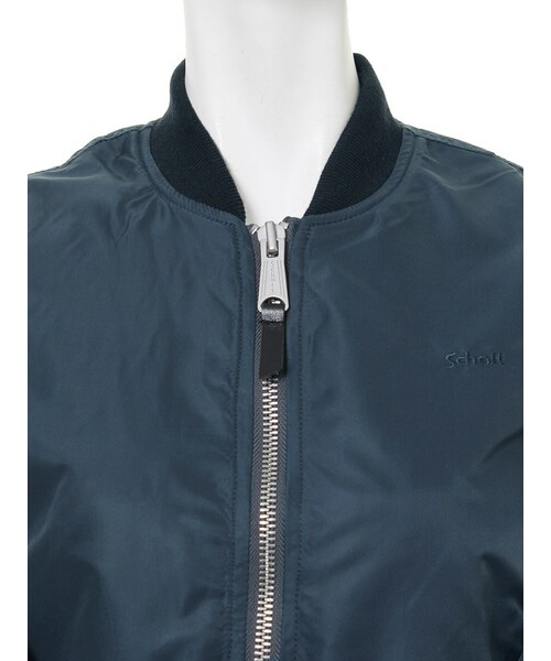 Ungrid（アングリッド）の「【Men’s Like】SCHOTT MA-1（ジャケット/アウター・レディース・オフホワイト/ブラック/ボルドー/ネイビー/カーキ・M/L）」の11枚目の写真