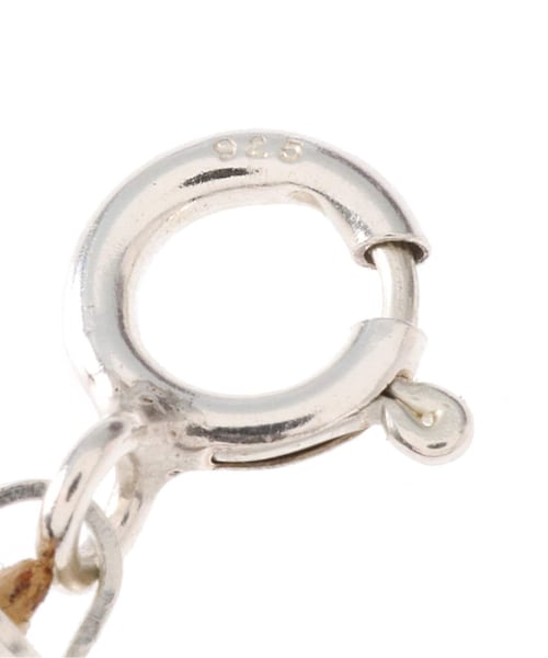 Spick & Span（スピックアンドスパン）の「Liquid silver and onyx beads ネックレス（腕時計・ブラック/(001)/フリー/在庫あり）」の6枚目の写真