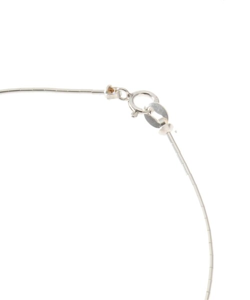 Spick & Span（スピックアンドスパン）の「Liquid silver and onyx beads ネックレス（腕時計・ブラック/(001)/フリー/在庫あり）」の3枚目の写真