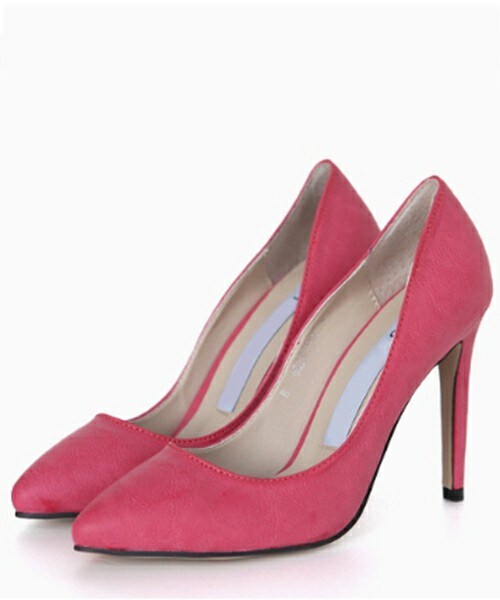 DHOLIC（ディーホリック）の「ポップカラー9cmヒールシューズ（パンプス・レディース・シルバー/ディープスカイブルー/ピンク/ベージュ/ホワイト/ライム・240）」の6枚目の写真