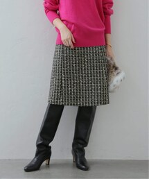 La TOTALITE（ラトータリテ）の「《予約》サイドボタンツイードスカート（スカート）」