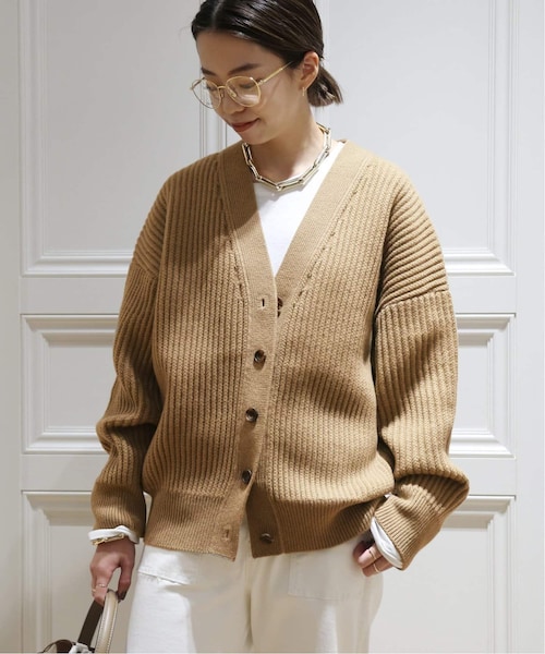 未使用タグ付き✨ミューズドゥドゥーズィエムクラス コットンニット カーディガン MUSE de Deuxieme classe(ミューズデドゥーズィエムクラス)の