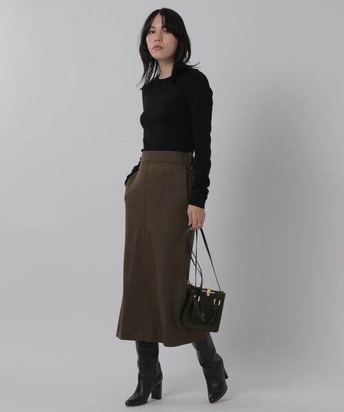 Chaos（カオス）の「ラクレジャージ－タイトスカート（スカート・レディース・ベージュ55/ブラウン57・36/38）」の11枚目の写真