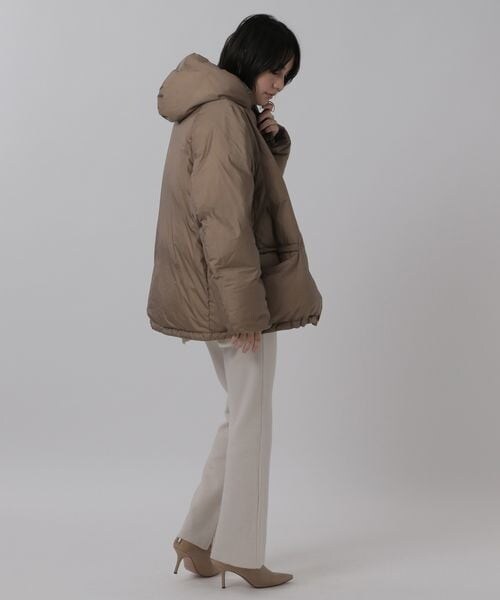 Chaos（カオス）の「別注アウトドアダウンブルゾン（ジャケット/アウター・レディース・チャコールグレー18/モカ59・FREE）」の6枚目の写真