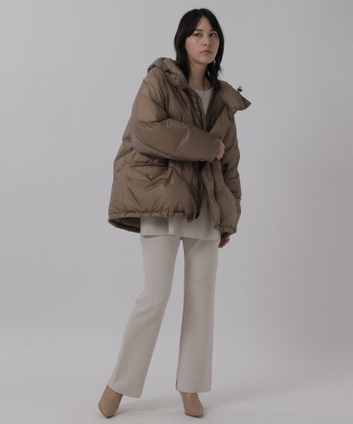 Chaos（カオス）の「別注アウトドアダウンブルゾン（ジャケット/アウター・レディース・チャコールグレー18/モカ59・FREE）」の4枚目の写真