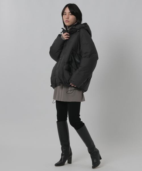 Chaos（カオス）の「別注アウトドアダウンブルゾン（ジャケット/アウター・レディース・チャコールグレー18/モカ59・FREE）」の9枚目の写真