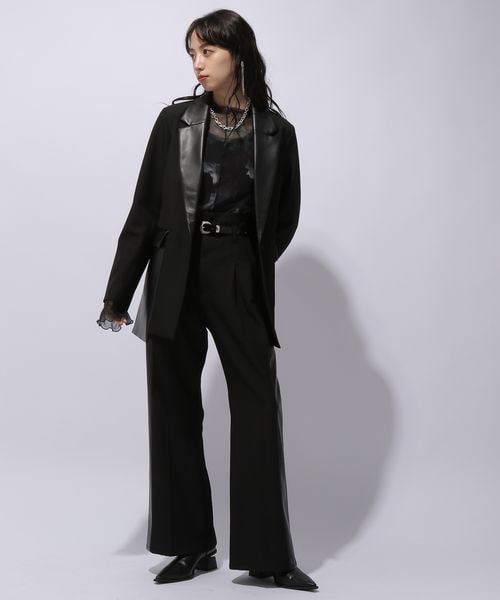 HARE（ハレ）の「フェイクレザーキリカエジャケット（）」 - WEAR