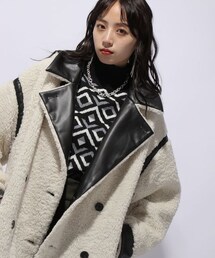HARE（ハレ）の「リバーシブルフェイクレザーボアジャケット（）」 - WEAR