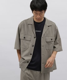 LAKOLE（ラコレ）の「リネンライクポリトロシャツ[セットアップ対応]（トップス・メンズ）」