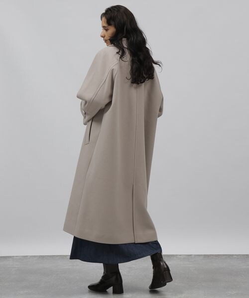 LAKOLE（ラコレ）の「ウーリーテックステンカラーオーバーコート