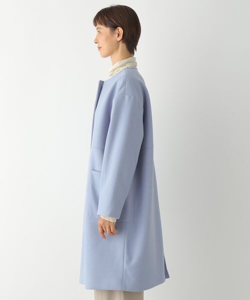 LEPSIM（レプシィム）の「TRノーカラーコート（ジャケット/アウター・レディース・ブラック09/キャメル54/ブルー83・FREE SIZE）」の15枚目の写真