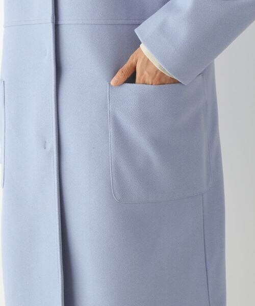 LEPSIM（レプシィム）の「TRノーカラーコート（ジャケット/アウター・レディース・ブラック09/キャメル54/ブルー83・FREE SIZE）」の19枚目の写真