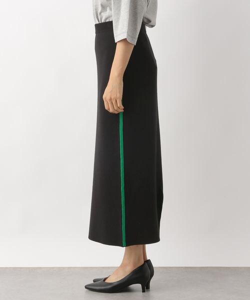 LEPSIM(レプシィム)の「12ゲージ無地柄ナロースカート(スカート・レディース・ブラック09/ブラック×ガラ10/イエロー×ガラ65・FREE SIZE)」の10枚目の写真