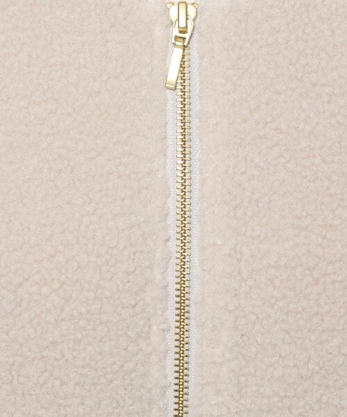 LEPSIM（レプシィム）の「ライトノーカラーボアコート（ジャケット/アウター・レディース・グレージュ13/チャコール19/モカ53・M/L）」の21枚目の写真