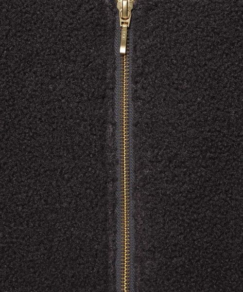 LEPSIM（レプシィム）の「ライトノーカラーボアコート（ジャケット/アウター・レディース・グレージュ13/チャコール19/モカ53・M/L）」の22枚目の写真