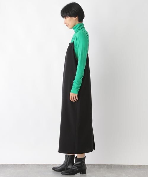 LEPSIM(レプシィム)の「スクエアストレートキャミワンピース(ワンピース/ドレス・レディース・ブラック09/ブラウン55/グリーン75・FREE SIZE)」の9枚目の写真
