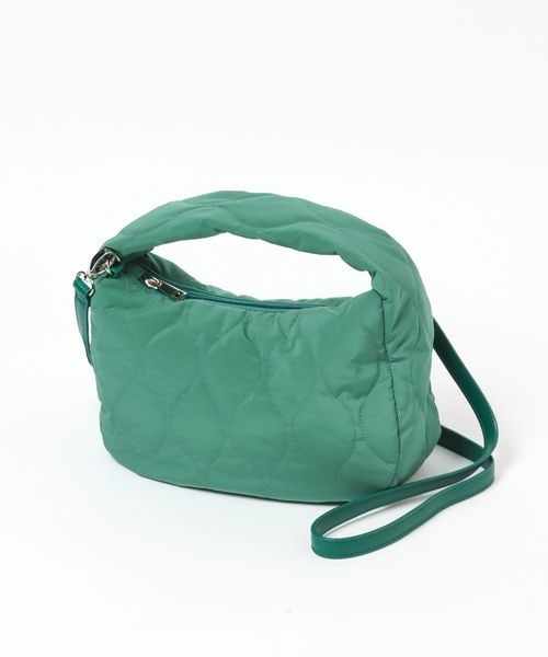 LEPSIM(レプシィム)の「キルティングクロワッサンショルダーバッグ(バッグ・レディース・アイボリー08/ピンク28/グリーン75・ONE SIZE)」の12枚目の写真