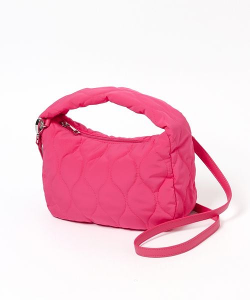 LEPSIM(レプシィム)の「キルティングクロワッサンショルダーバッグ(バッグ・レディース・アイボリー08/ピンク28/グリーン75・ONE SIZE)」の11枚目の写真