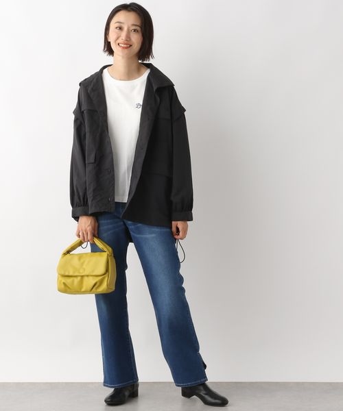 LEPSIM（レプシィム）の「ナイロン2WAYジャケット（ジャケット/アウター・レディース・アイボリー08/ブラック09/カーキ78・FREE SIZE）」の7枚目の写真