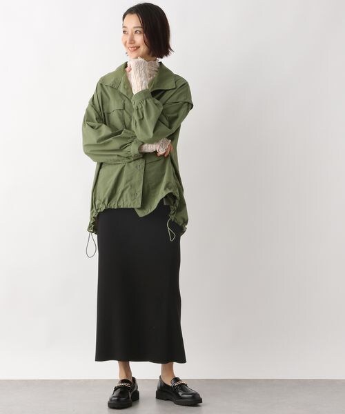 LEPSIM（レプシィム）の「ナイロン2WAYジャケット（ジャケット/アウター・レディース・アイボリー08/ブラック09/カーキ78・FREE SIZE）」の10枚目の写真