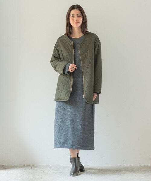 LEPSIM（レプシィム）の「7ゲージワイドロングワンピース（ワンピース/ドレス・レディース・グレー15/モカ53/ブルー86・FREE SIZE/FREE TALL）」の4枚目の写真