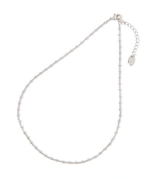 LOWRYS FARM（ローリーズファーム）の「シンプルキャシャネックレス（アクセサリー・レディース・シルバー12/ゴールド51/ゴールド52・ナシ）」の4枚目の写真