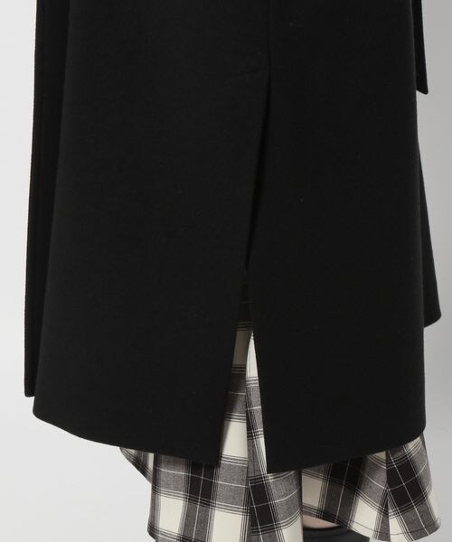 LOWRYS FARM（ローリーズファーム）の「ウールライクロングコート（ジャケット/アウター・レディース・ブラック09/ブラウン55/ダークブラウン58/カーキ78・F）」の20枚目の写真