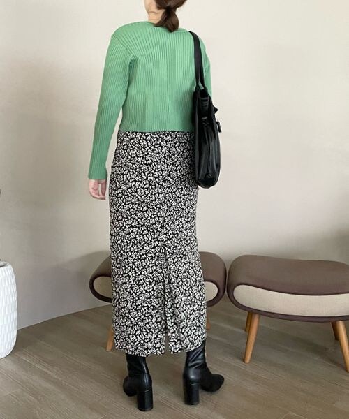 LOWRYS FARM（ローリーズファーム）の「コバナタイトスカート（スカート・レディース・アイボリー08/ブラック09/ブラウン58・F）」の6枚目の写真