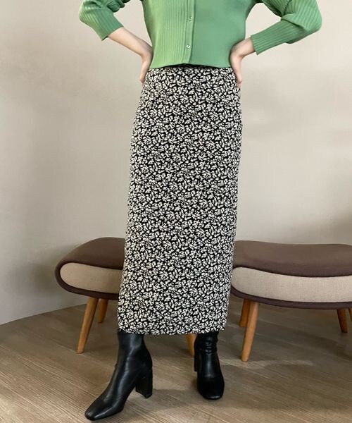 LOWRYS FARM（ローリーズファーム）の「コバナタイトスカート（スカート・レディース・アイボリー08/ブラック09/ブラウン58・F）」の2枚目の写真