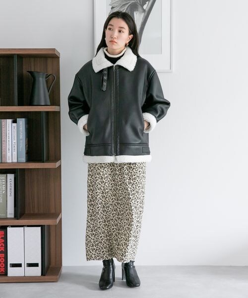 LOWRYS FARM（ローリーズファーム）の「コバナタイトスカート（スカート・レディース・アイボリー08/ブラック09/ブラウン58・F）」の5枚目の写真