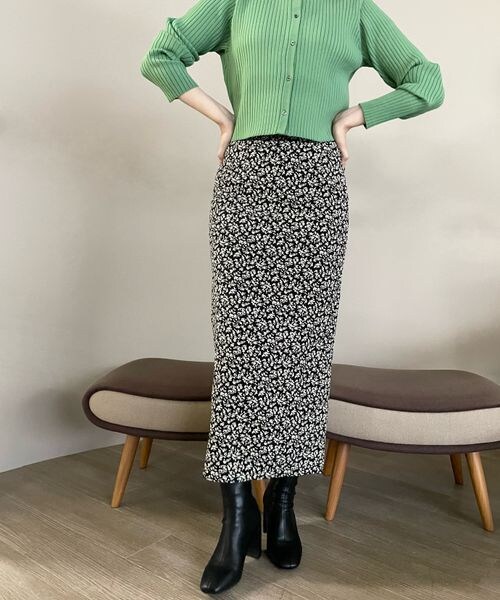 LOWRYS FARM（ローリーズファーム）の「コバナタイトスカート（スカート・レディース・アイボリー08/ブラック09/ブラウン58・F）」の7枚目の写真