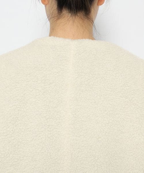 LOWRYS FARM（ローリーズファーム）の「ボアレザーリバーシブルベスト（ジャケット/アウター・レディース・ブラック09/ブラウン58・F）」の20枚目の写真