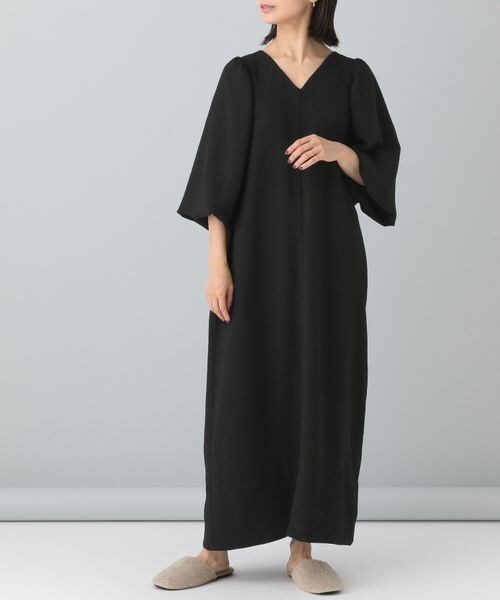 A part by（アパートバイ）の「パフスリーブ2WAYワンピース_長袖（ワンピース/ドレス・レディース・ナチュラル 08/ブラック 09/グリーン 76・F）」の21枚目の写真