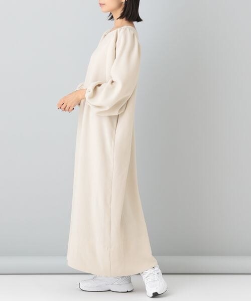 A part by（アパートバイ）の「パフスリーブ2WAYワンピース_長袖（ワンピース/ドレス・レディース・ナチュラル 08/ブラック 09/グリーン 76・F）」の16枚目の写真