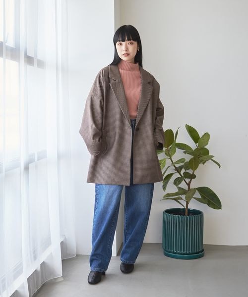 LOWRYS FARM（ローリーズファーム）の「ウールライクユルジャケット