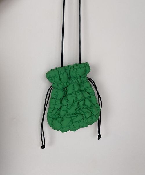 LOWRYS FARM（ローリーズファーム）の「ポコポコキンチャクＢＡＧ（バッグ・レディース・アイボリー08/ブラック09/グリーン75・フリーサイズ）」の3枚目の写真