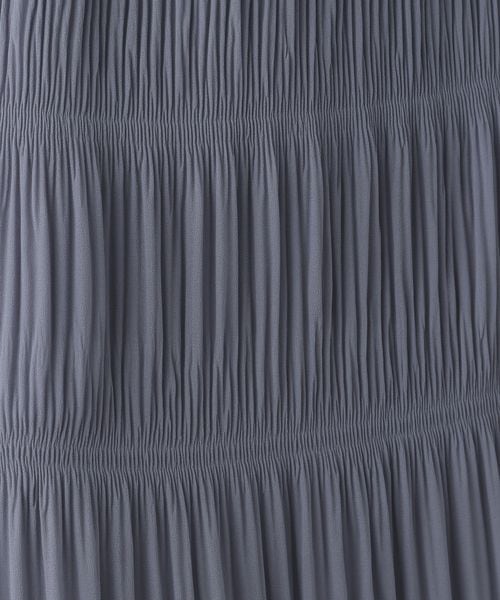 LOWRYS FARM（ローリーズファーム）の「シャーリングＩラインスカート（スカート・レディース・アイボリー08/ブラック09/ブルー82・F）」の18枚目の写真