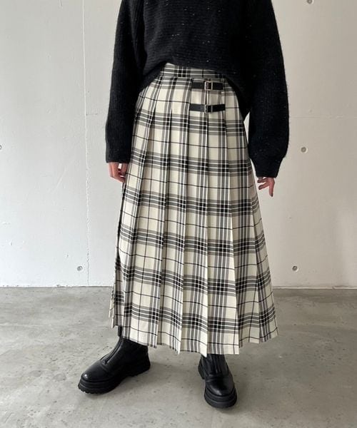 LOWRYS FARM（ローリーズファーム）の「チェックキルトスカート