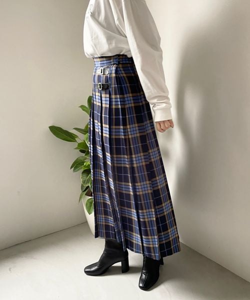 LOWRYS FARM（ローリーズファーム）の「チェックキルトスカート