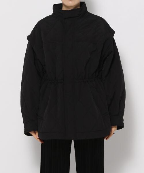 LOWRYS FARM（ローリーズファーム）の「２ＷＡＹキルトブルゾン（ジャケット/アウター・レディース・アイボリー08/ブラック09/ブラウン58・F）」の19枚目の写真