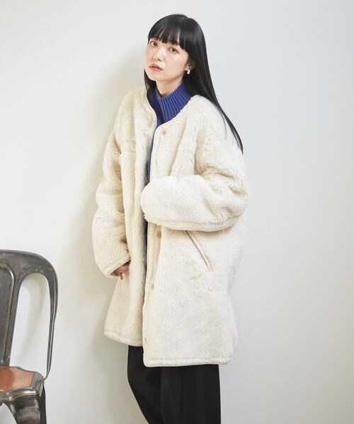 LOWRYS FARM - ローリーズファーム　ミリタリーボアコート LOWRYS FARM（ローリーズファーム）の「ミリタリーボアコート