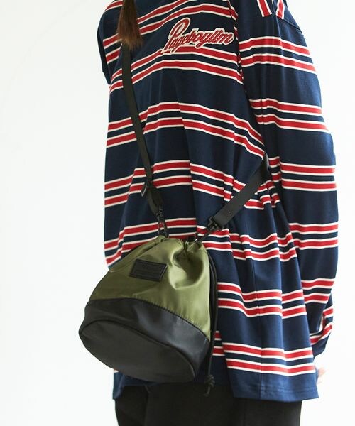 PAGEBOY（ページボーイ）の「キンチャクバック（バッグ・レディース・ヒョウ柄58/カーキ78・FREE）」の8枚目の写真