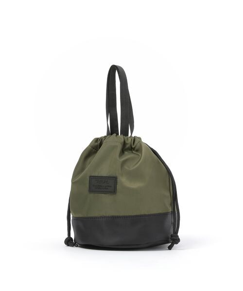 PAGEBOY（ページボーイ）の「キンチャクバック（バッグ・レディース・ヒョウ柄58/カーキ78・FREE）」の10枚目の写真