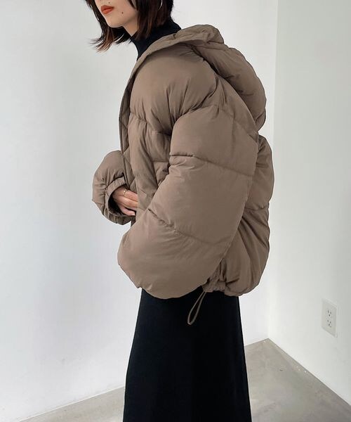 PAGEBOY（ページボーイ）の「エアサーマルブルゾン（ジャケット/アウター・レディース・ブラック09/グレージュ12/ブラウン58・F）」の19枚目の写真