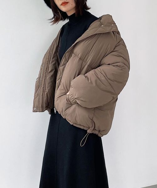 PAGEBOY（ページボーイ）の「エアサーマルブルゾン（ジャケット/アウター・レディース・ブラック09/グレージュ12/ブラウン58・F）」の18枚目の写真